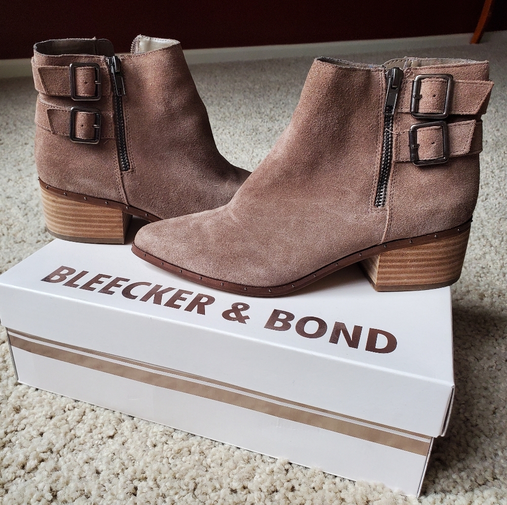 Size 7.5 Bleeker & Bond Booties.